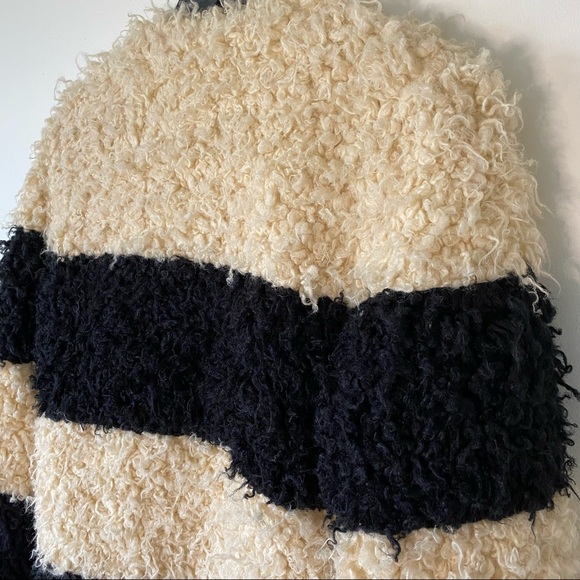 For Sienna | Black & Cream Teddy Jacket - Picture 2 of 5